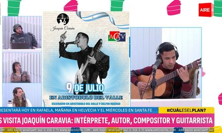 El 9 de julio, Caravia se tomará Avenida Aristóbulo del Valle para su esperado show en el paseo a cielo abierto, junto a su banda.