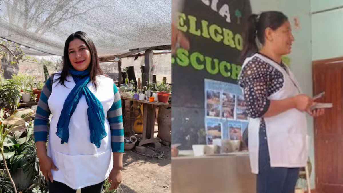 &nbsp;Gloria Cisneros&nbsp; es una maestra chaqueña que recorre en moto caminos del monte para dar clases en una escuela rural de El Impenetrable.