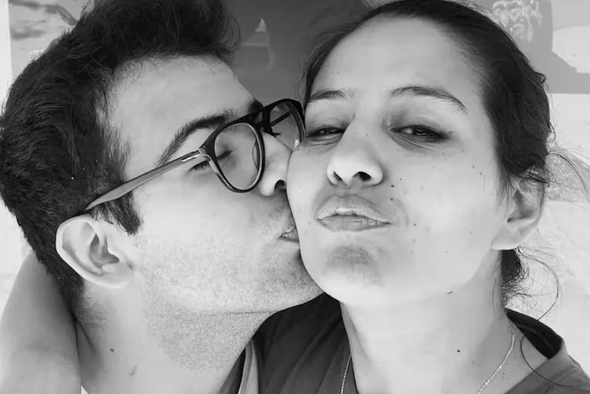 Cecilia Strzyzowski y César Sena. Cecilia Strzyzowski y César Sena.