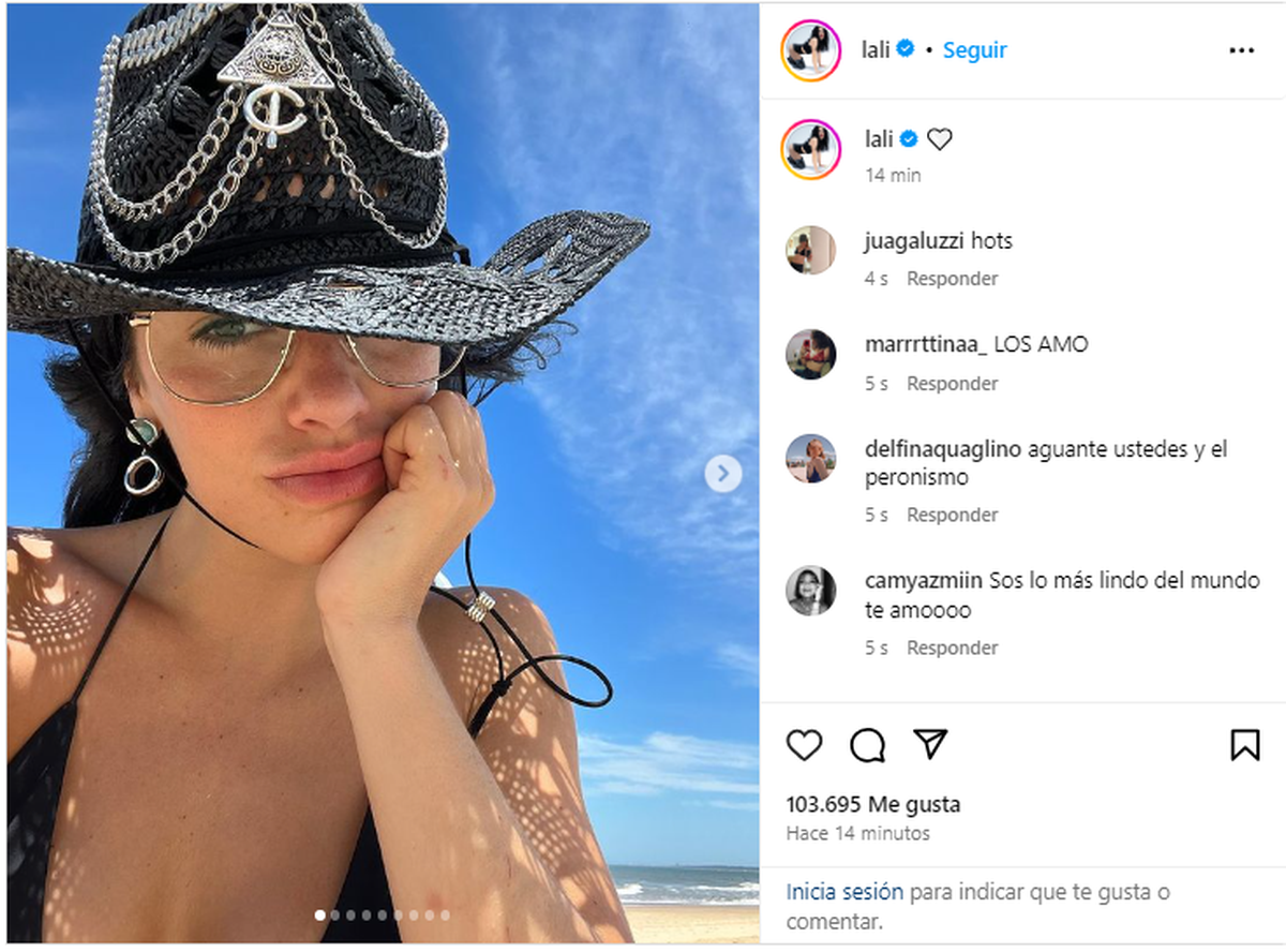 Lali Espósito confirmó su relación con Pedro Rosemblat. Lali Espósito confirmó su relación con Pedro Rosemblat.