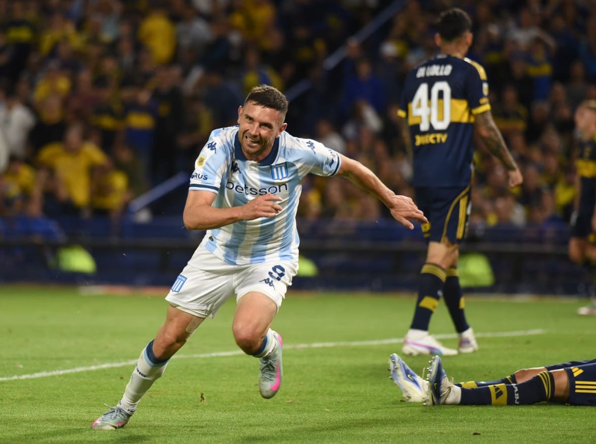 Maravilla Martínez fue el héroe de Racing este domingo ante Boca. Maravilla Martínez fue el héroe de Racing este domingo ante Boca.