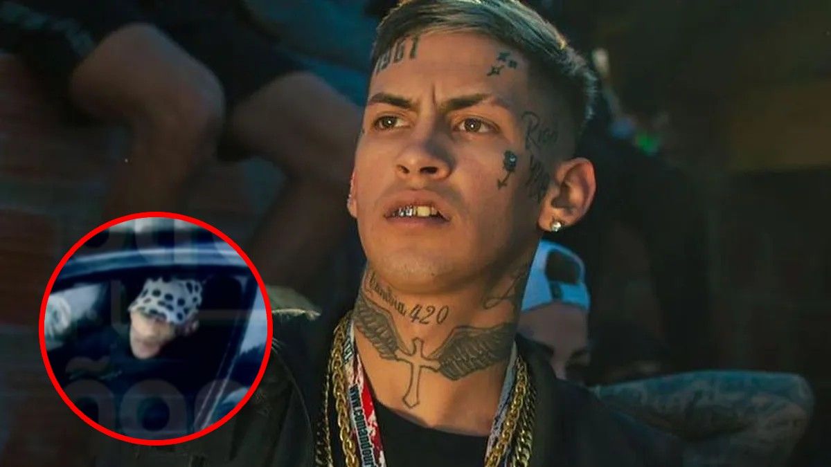 L-Gante y sus amigos se agarraron a piñas con el guardia de seguridad del country donde vive