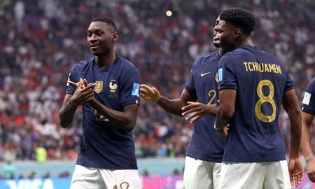 Kolo Muani, autor del segundo gol de Francia. Kolo Muani, autor del segundo gol de Francia.