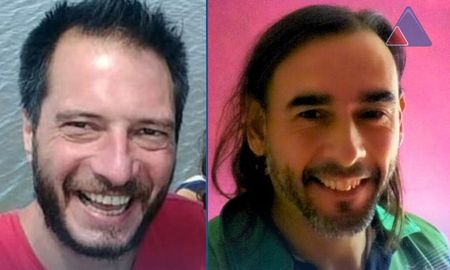 Damián Reifenstuel y Ariel Cabrera, ambos docentes, están acusados de matar a Ivana Garcilazo. Damián Reifenstuel y Ariel Cabrera, ambos docentes, están acusados de matar a Ivana Garcilazo.