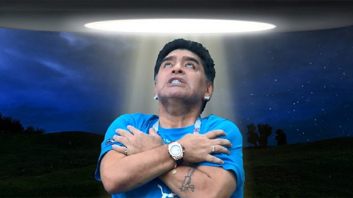 Diego Maradona salió con amigos y volvió a los tres días con una excusa: Me llevaron los marcianos