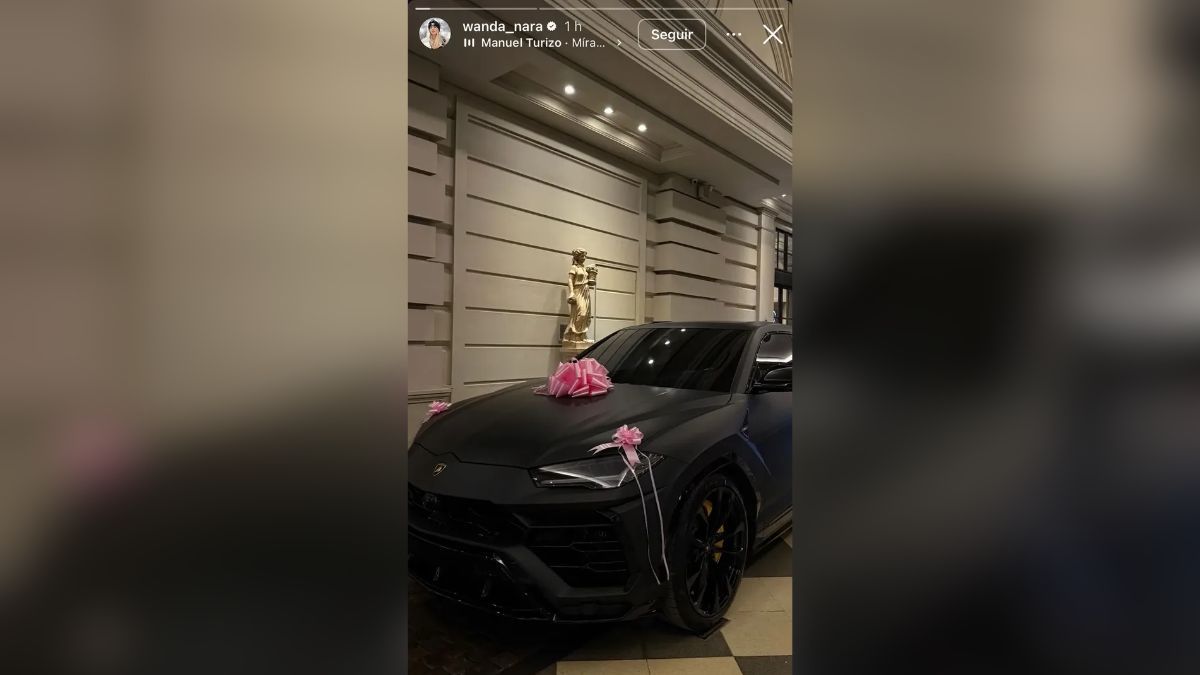 Wanda Nara mostró su nuevo auto a través de una historia de Instagram. Wanda Nara mostró su nuevo auto a través de una historia de Instagram.