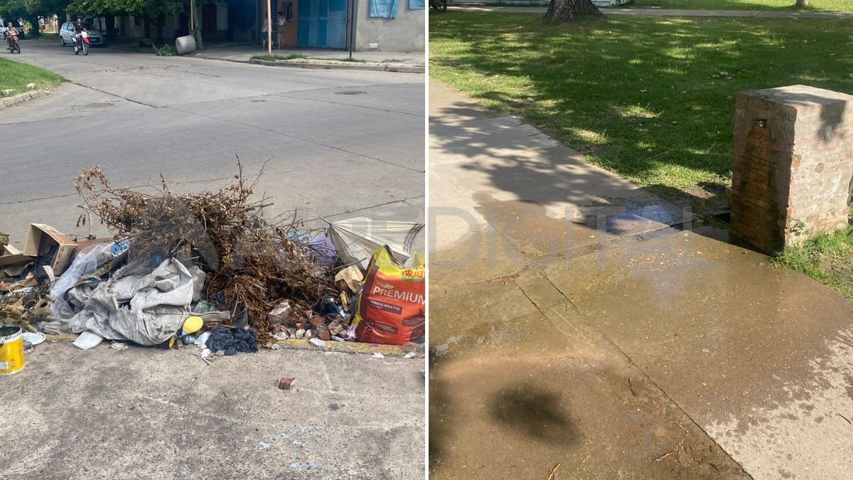 Vecinos del Barrio Los Hornos se encuentran preocupados por la falta de mantenimiento de la plaza Fournier.