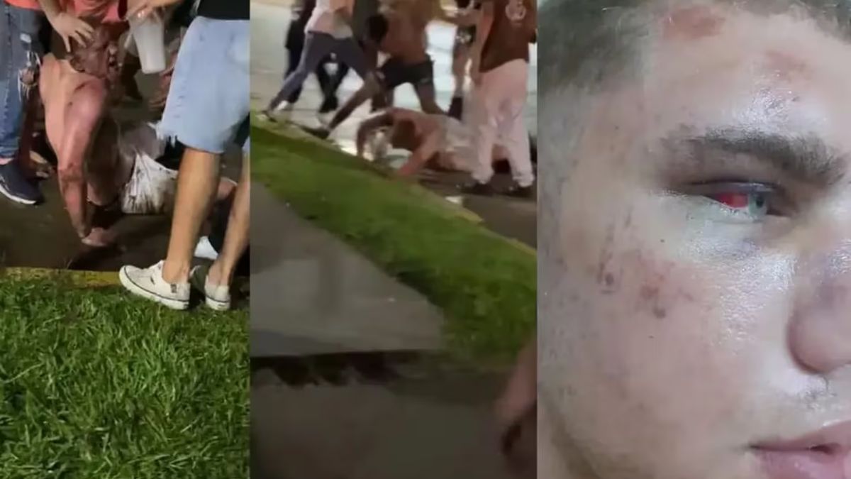 El joven quedó internado tras la paliza que recibió.