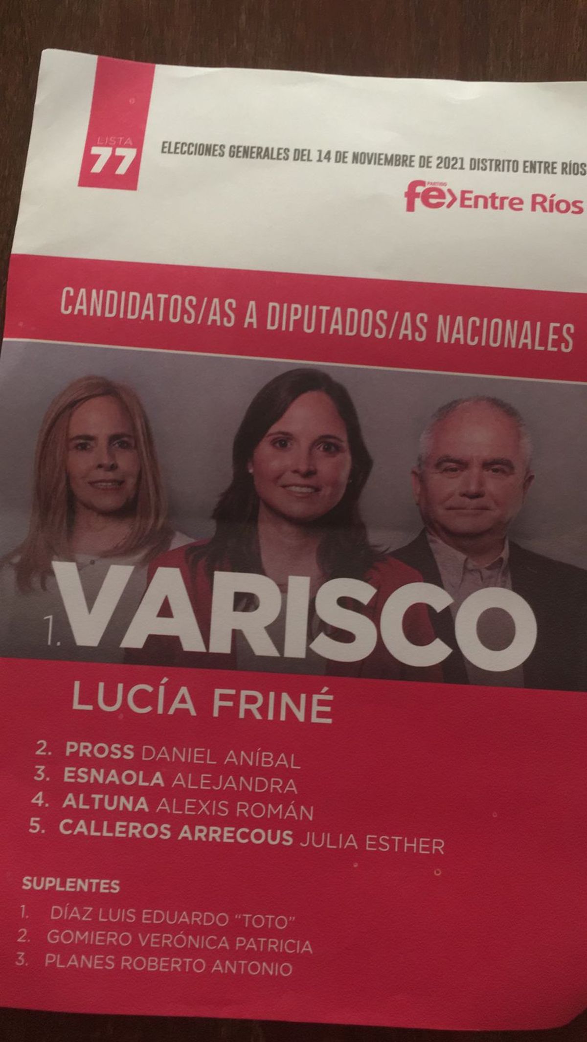 En Entre Ríos, Lucía Varisco también fue candidata a diputada nacional desde el partido del abogado Martín Lombardo. Así, pudo evitar la interna de Juntos por Entre Ríos.