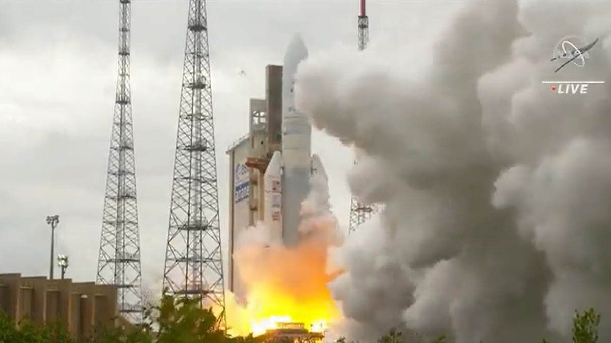 Despegó con éxito el Telescopio Espacial James Webb de la Nasa.