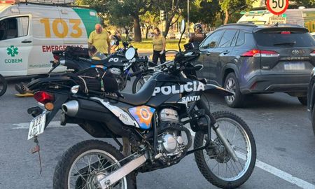 El accidente se produjo en avenida 27 de Febrero y calle Mendoza. El accidente se produjo en avenida 27 de Febrero y calle Mendoza.