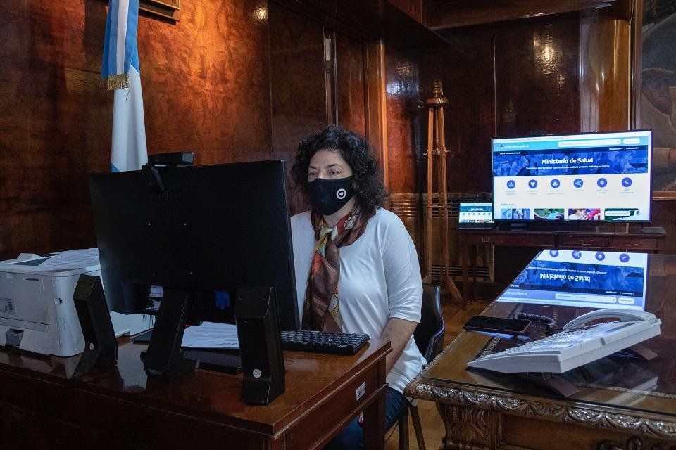 Carla Vizzotti, ministra de Salud. Foto Twitter