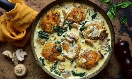 La receta para hacer pechugas de pollo a la crema en 4 pasos simples y con pocos ingredientes