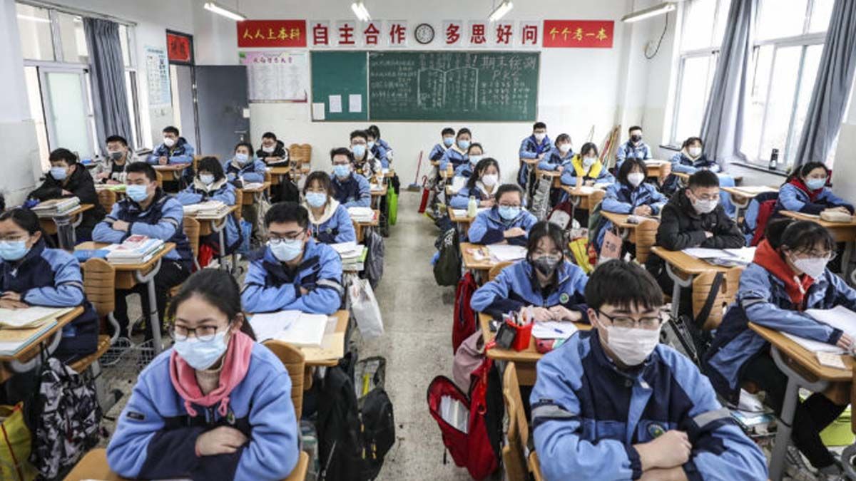 En China se suspenderán todas las clases presenciales en las escuelas y se volverá a la educación a distancia por Internet