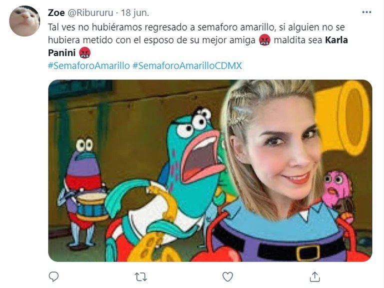 Karla Panini es tendencia en las redes sociales.