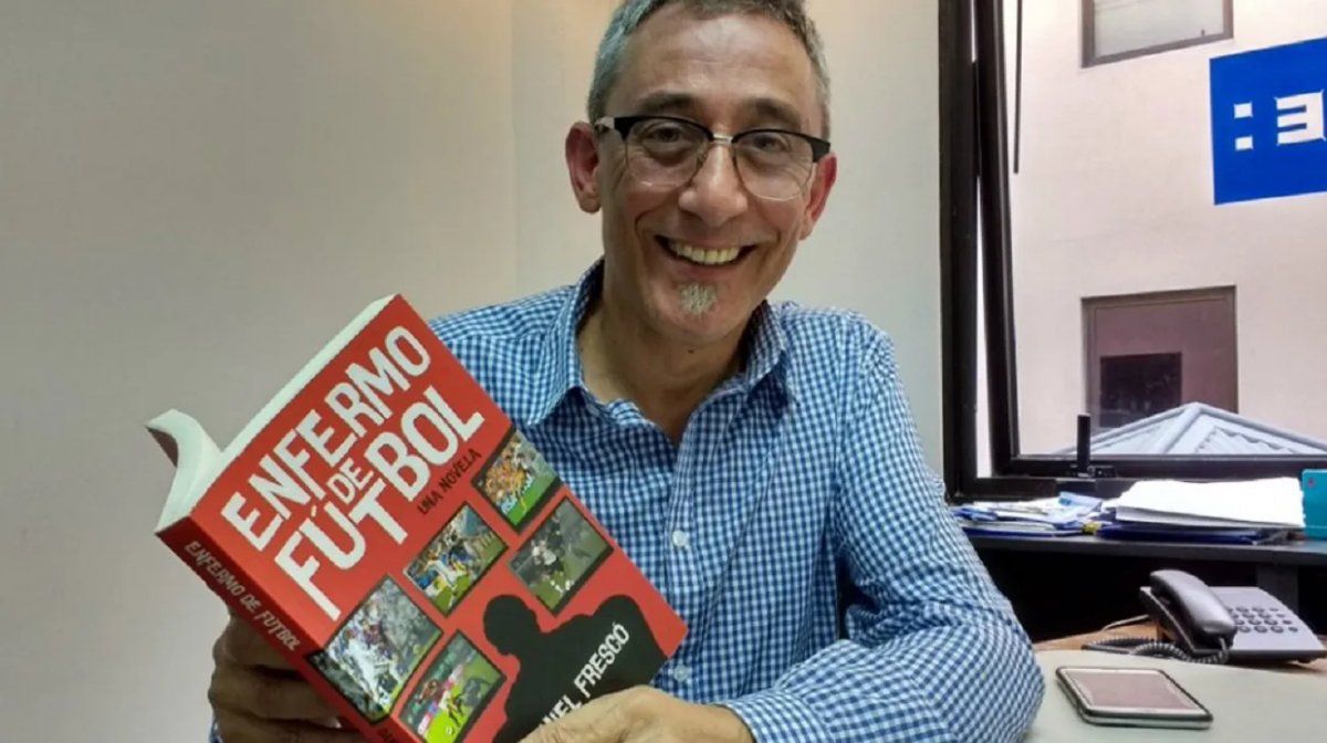 Daniel Fresco, autor de la novela "Enfermo de fútbol"