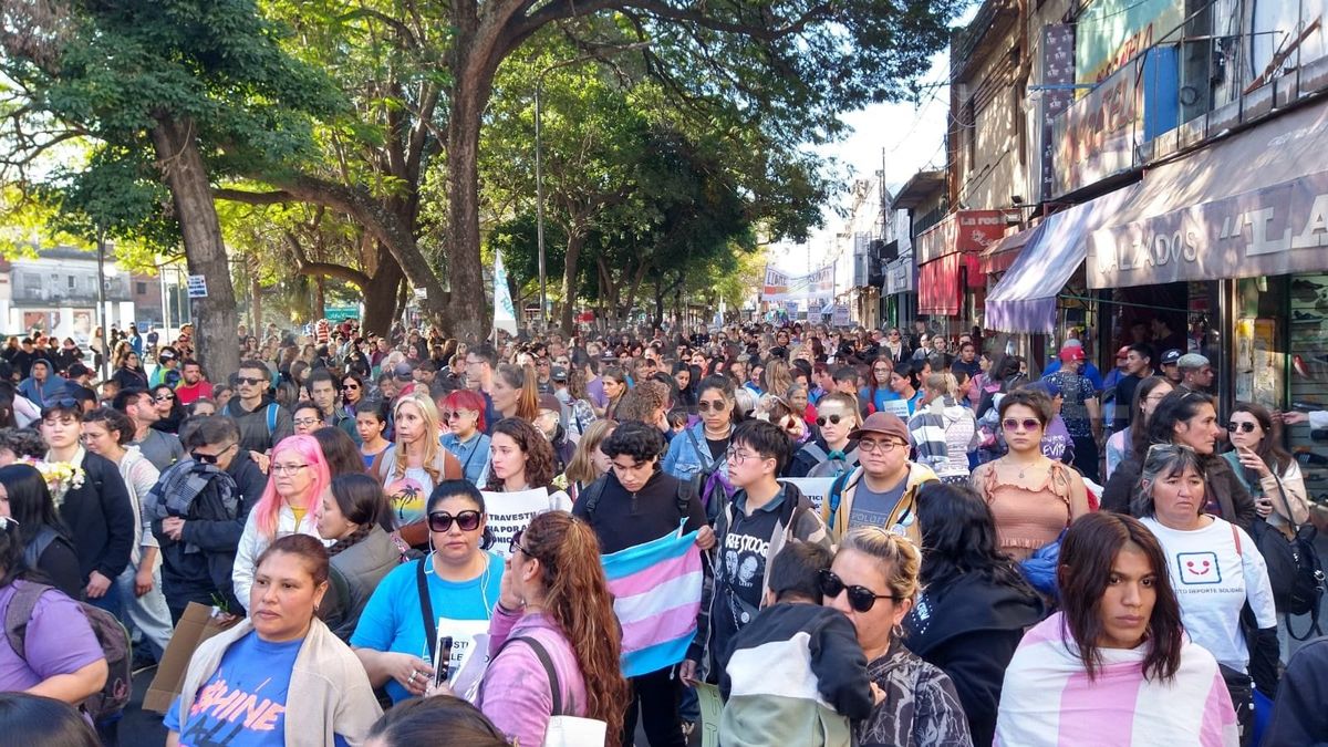 El lunes, poco después de que se conociera la noticia del asesinato, hubo una masiva marcha en Santa Fe para pedir justicia por Alejandra Ironici.