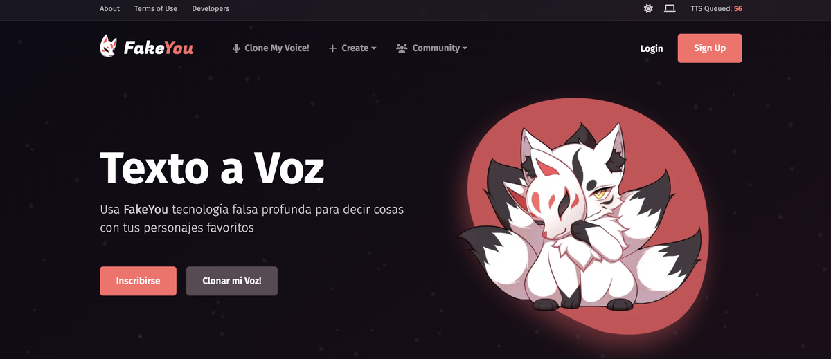 Con el sitio web de FakeYou podrás grabar audios con las voces de personajes famosos y luego enviarla a tus amigos.