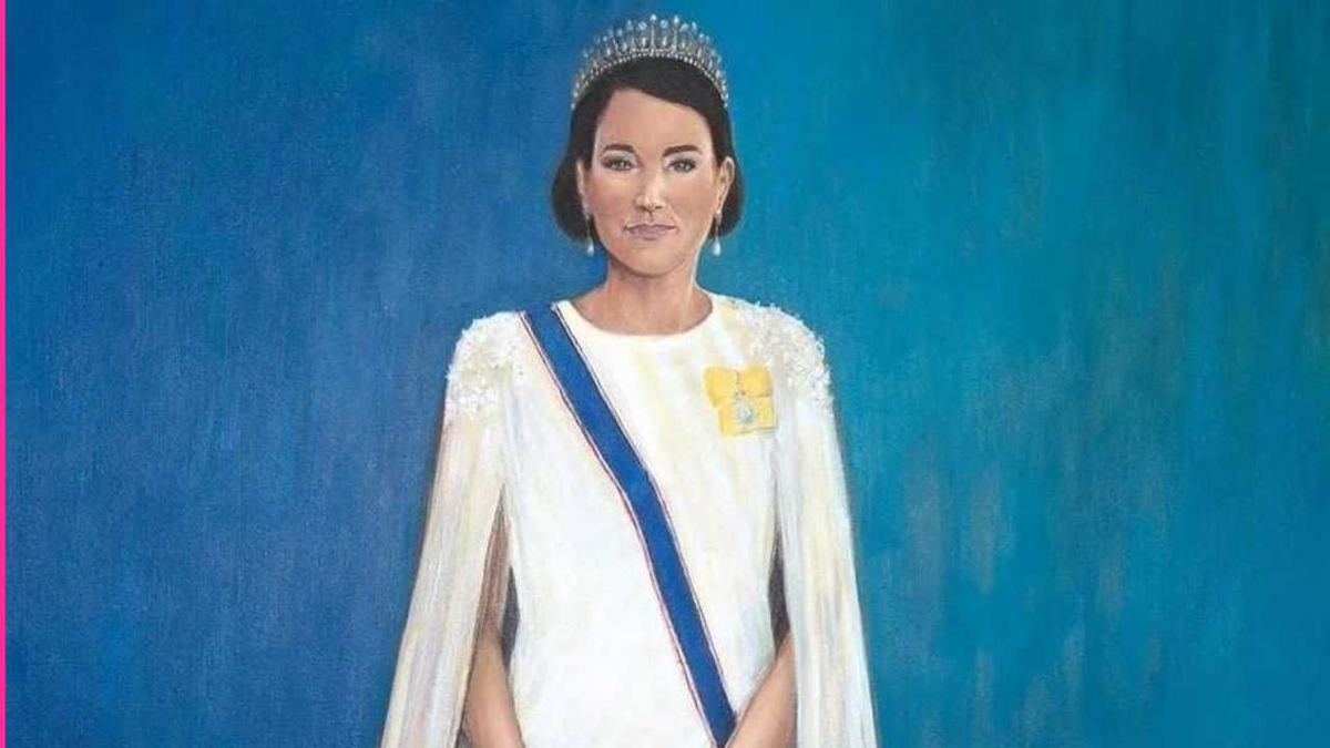 El polémico nuevo retrato de Kate Middleton. El polémico nuevo retrato de Kate Middleton.