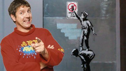 Acusan a Neil Buchanan, de Art Attack, de ser el enigm&aacute;tico grafitero Banksy