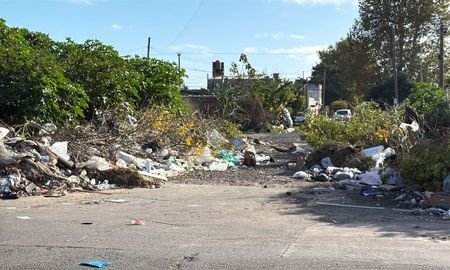 En la esquina de Zavalla y Gorostiaga, un foco infeccioso crónico convive con los vecinos de Barrio Los Hornos. En la esquina de Zavalla y Gorostiaga, un foco infeccioso crónico convive con los vecinos de Barrio Los Hornos.