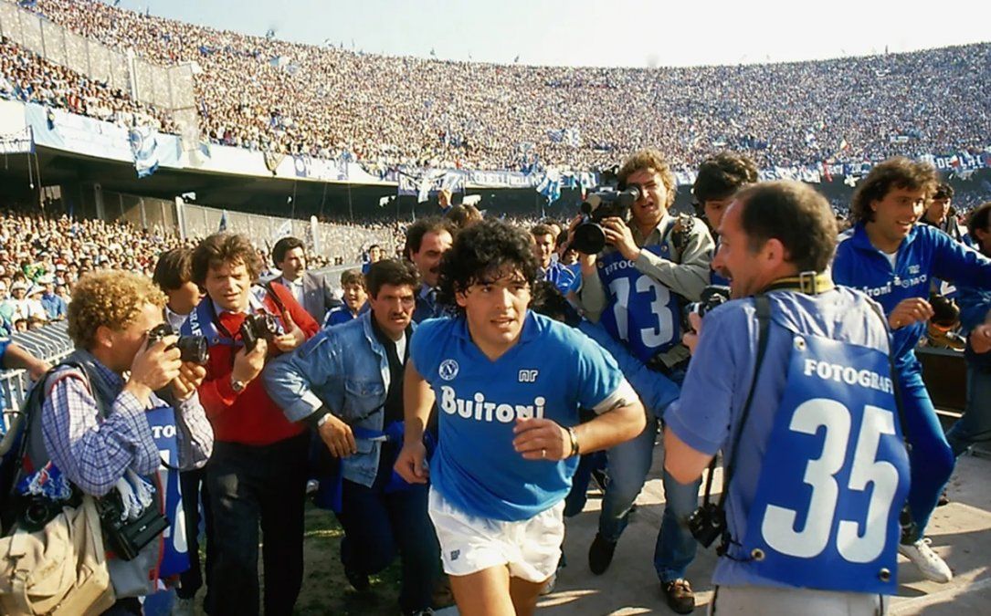 Durante sus siete temporadas en Napoli, Diego Armando Maradona marcó 115 goles en 259 partidos.