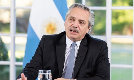 El presidente Alberto Fernández explicó que la idea era rescatar a la empresa y no rescatar a los directivos. El presidente Alberto Fernández explicó que la idea era rescatar a la empresa y no rescatar a los directivos.