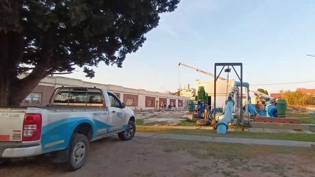 La planta potabilizadora volvió a ralentizarse tras una deuda de cuatro meses que mantiene Nación.