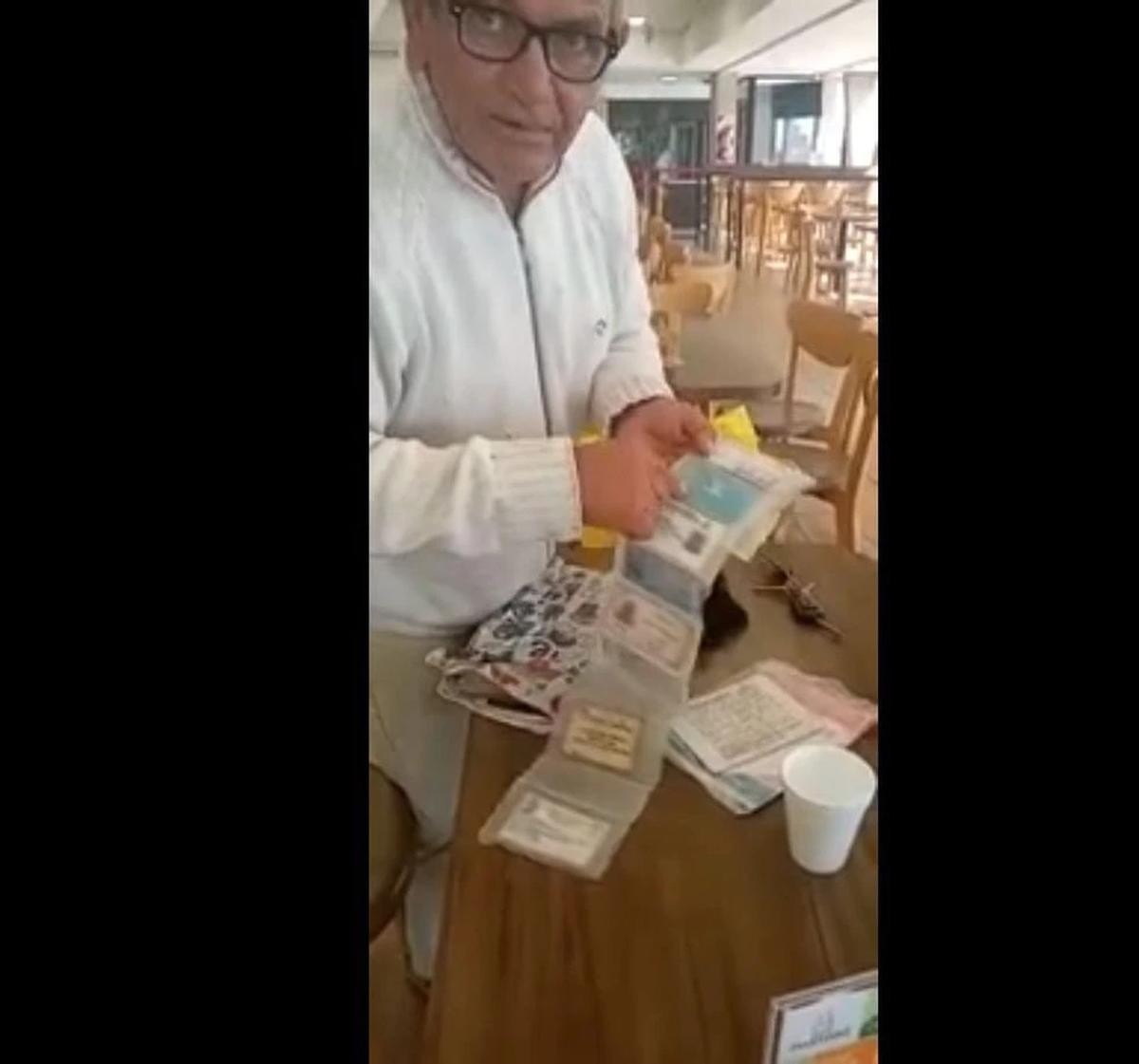 Huberto Rodríguez, el hombre de 63 años que viajó 1.500 kilómetros buscando trabajo Foto: TN y La Gente