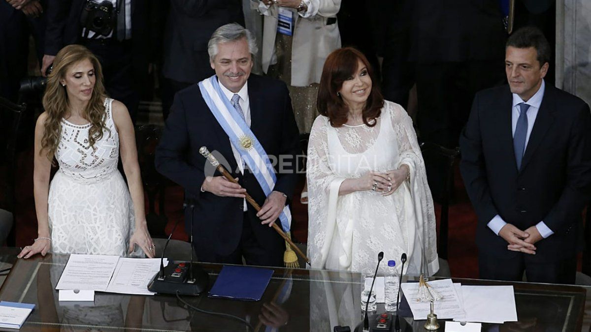 Las mejores fotos de la asunción de Alberto Fernández
