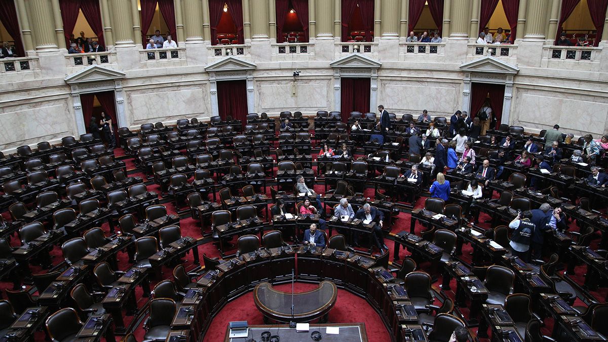 El oficialismo declaró la continuidad de las autoridades actuales luego de levantarse la sesión preparatoria de la Cámara de Diputados por falta de quórum. Foto NA: DANIEL VIDES