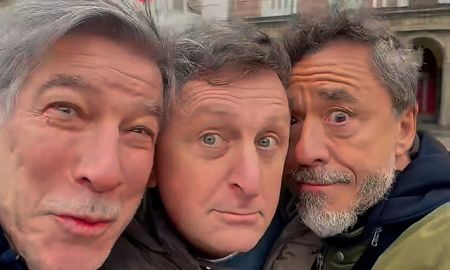 Pachu Peña, Pablo Granados y Diego Korol protagonizaron un reencuentro cargado de humor y nostalgia. Pachu Peña, Pablo Granados y Diego Korol protagonizaron un reencuentro cargado de humor y nostalgia.