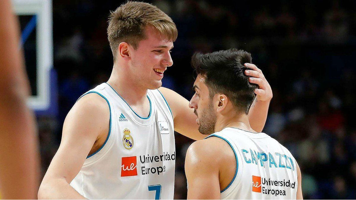 Luka Doncic y Facundo Campazzo jugaron en el Real Madrid y el esloveno celebró la llegada del argentino a la NBA.