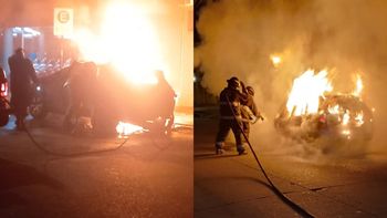 Se incendiaron dos autos en menos de una hora en distintos barrios de Santa Fe