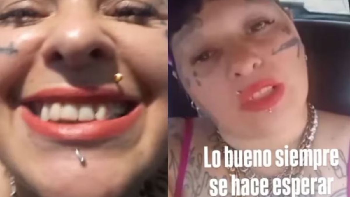 La Chabona exhibió su nueva dentadura tras someterse a un tratamiento estético. La Chabona exhibió su nueva dentadura tras someterse a un tratamiento estético.