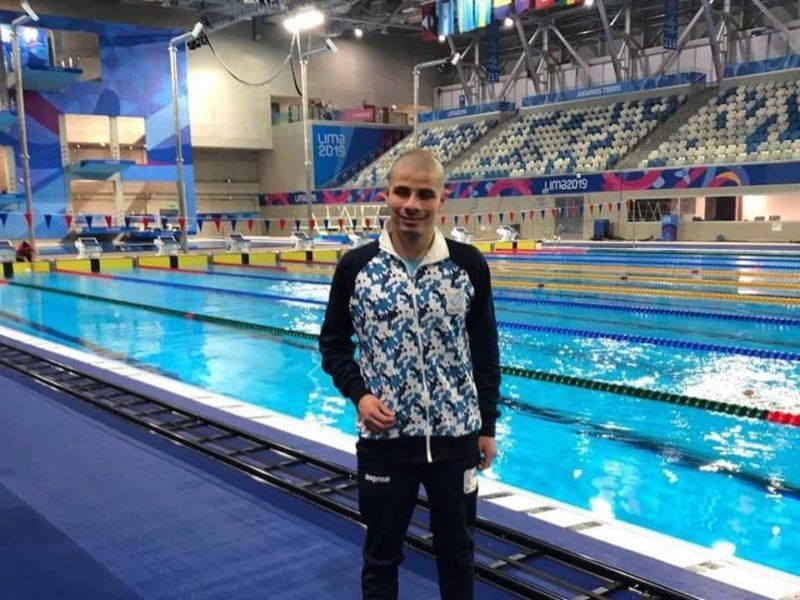 El nadador santafesino Sergio Zayas, otra vez en lo más alto del podio en los Parapanamericanos