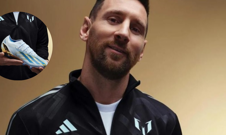 Los nuevos botines de Lionel Messi. Los nuevos botines de Lionel Messi.