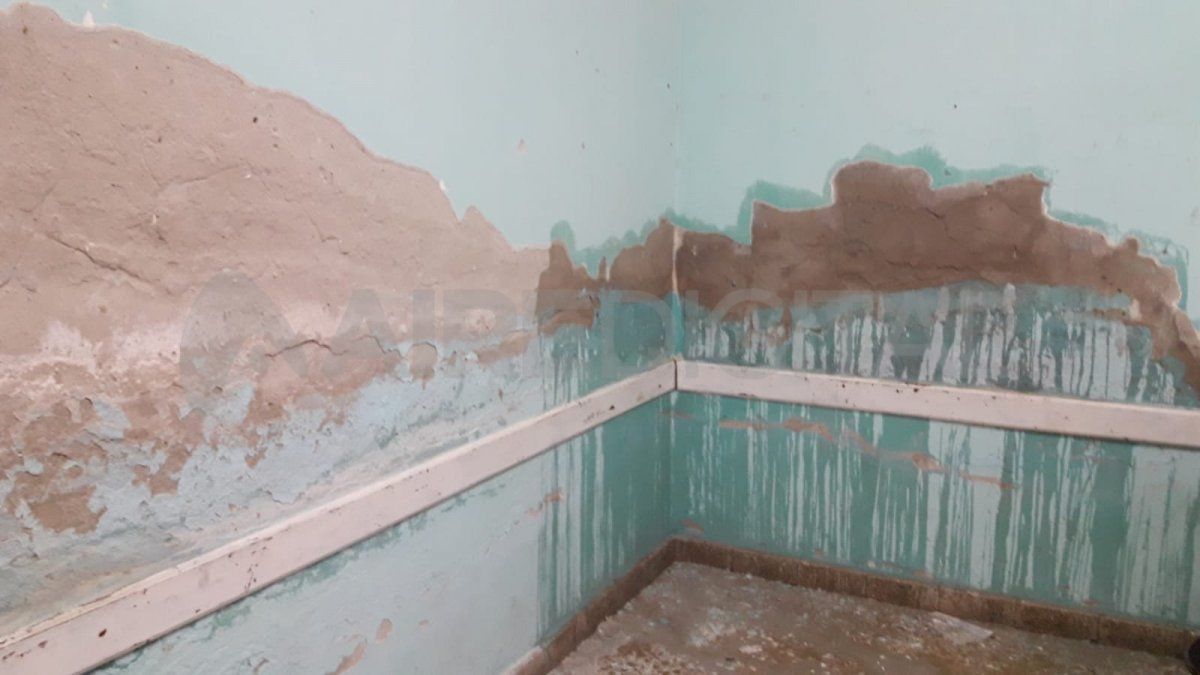 La comunidad educativa se puso al hombro las tareas de recuperación del edificio escolar.