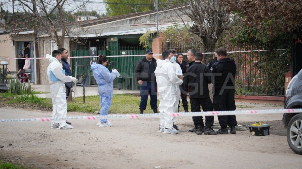 Peritos de la AIC tomaron las primeras muestras del hecho.&nbsp;