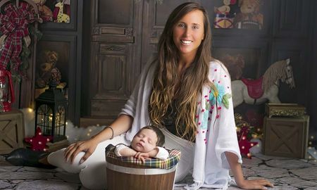 Estefanía Pasquini junto a su bebé. Estefanía Pasquini junto a su bebé.