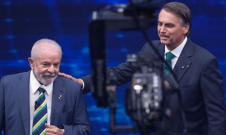 Lula y Bolsonaro, durante el debate televisivo previo a las últimas elecciones en Brasil. Lula y Bolsonaro, durante el debate televisivo previo a las últimas elecciones en Brasil.