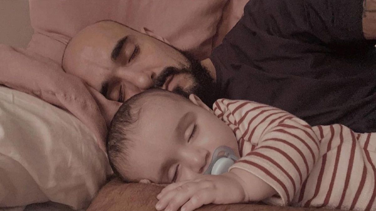 Abel Pintos publicó tiernas fotografías junto a su hijo Agustín