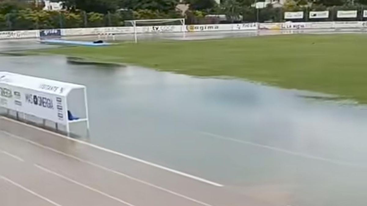 M&aacute;s de 100 mil&iacute;metros en San Guillermo obligaron la suspensi&oacute;n de la final. Foto: instagram Tv.Coop.