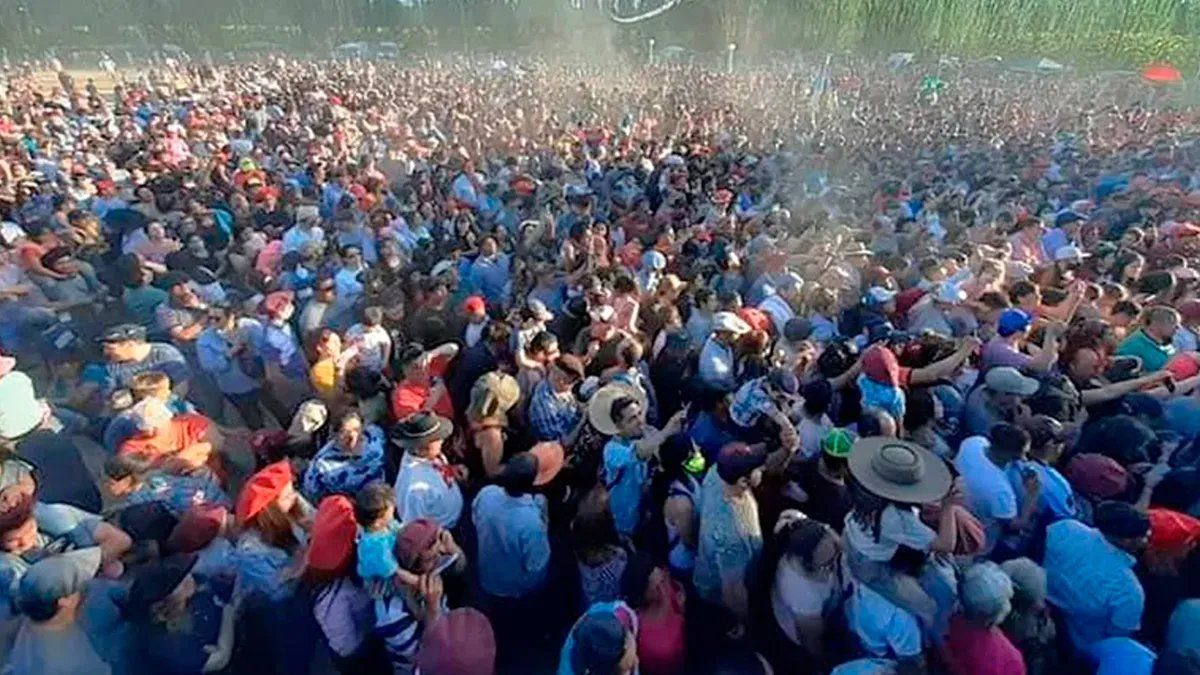 Río Negro: descontrol en una jineteada con 6 mil personas sin barbijo