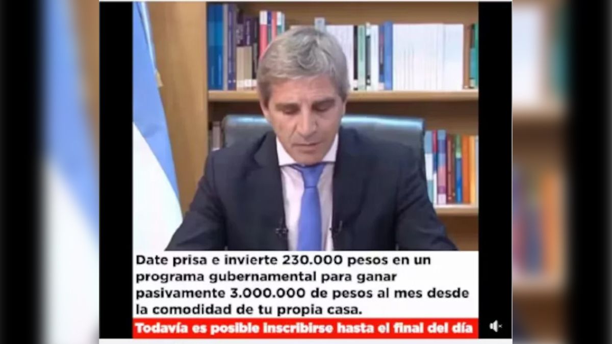 Los estafadores emplean un perfil falso en Facebook, donde circula un video manipulado con supuestas declaraciones de Caputo. Los estafadores emplean un perfil falso en Facebook, donde circula un video manipulado con supuestas declaraciones de Caputo.
