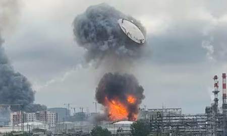 Ucrania lanzó una masiva ofensiva con drones contra territorio Moscú, la capital de Rusia, durante la madrugada de este domingo. Ucrania lanzó una masiva ofensiva con drones contra territorio Moscú, la capital de Rusia, durante la madrugada de este domingo.