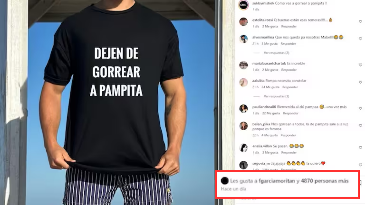 Francisco García Moritán le puso "Me Gusta" a esta imagen en referencia a Pampita Francisco García Moritán le puso "Me Gusta" a esta imagen en referencia a Pampita