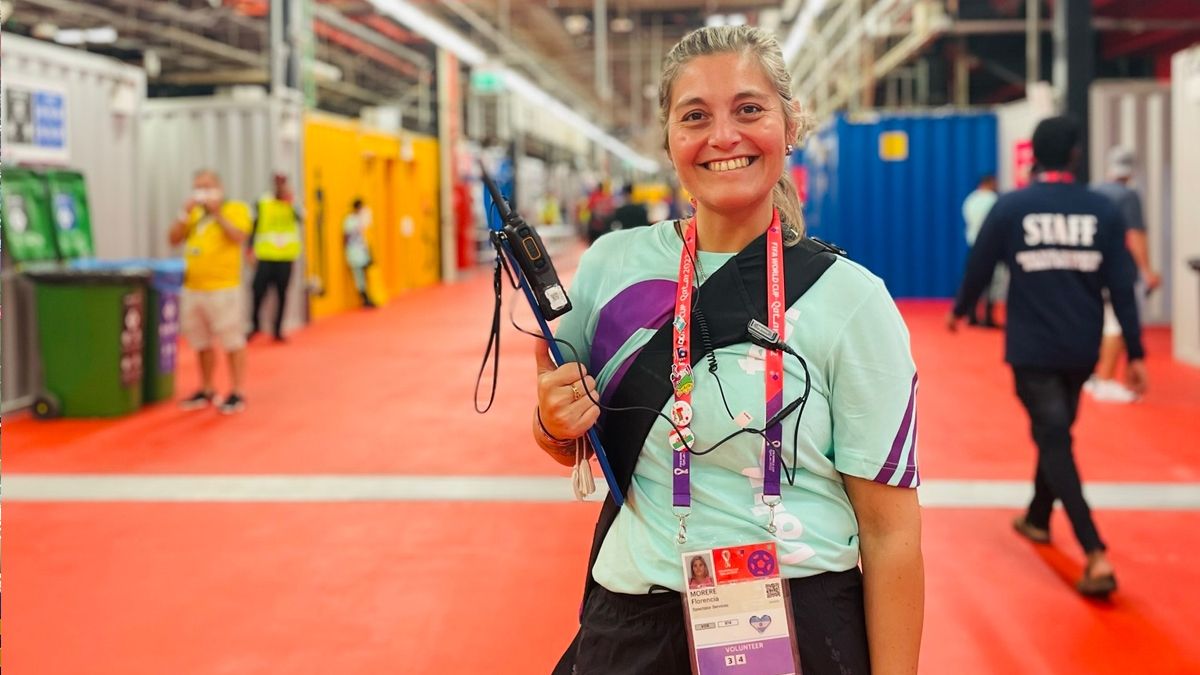 Florencia Morere fue la única santafesina entre los 2.000 voluntarios de todo el mundo seleccionados por Fifa para trabajar en el Mundial.