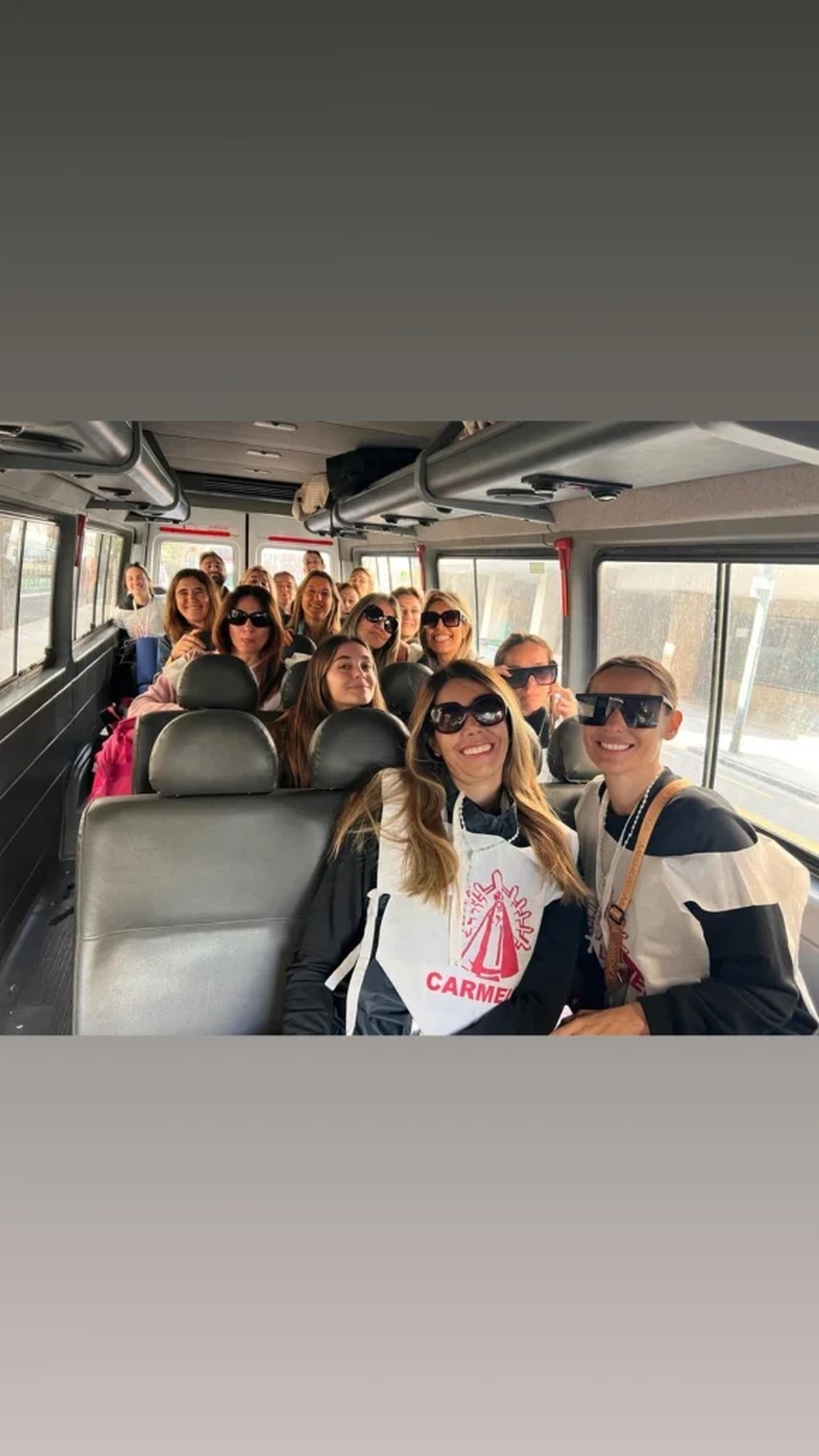 La foto de Pampita en Luján.