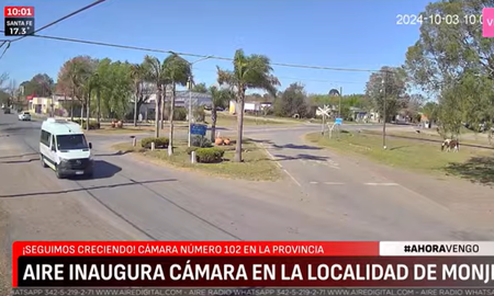 La cámara está ubicada en la intersección de la Ruta 11 y la 65, localidad de Monje. La cámara está ubicada en la intersección de la Ruta 11 y la 65, localidad de Monje.